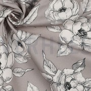 CANVAS DIGITAL FLOWERS TAUPE (thumbnail) #3