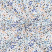 COTTON VOILE DIGITAL FLOWERS BLUE (thumbnail) #3