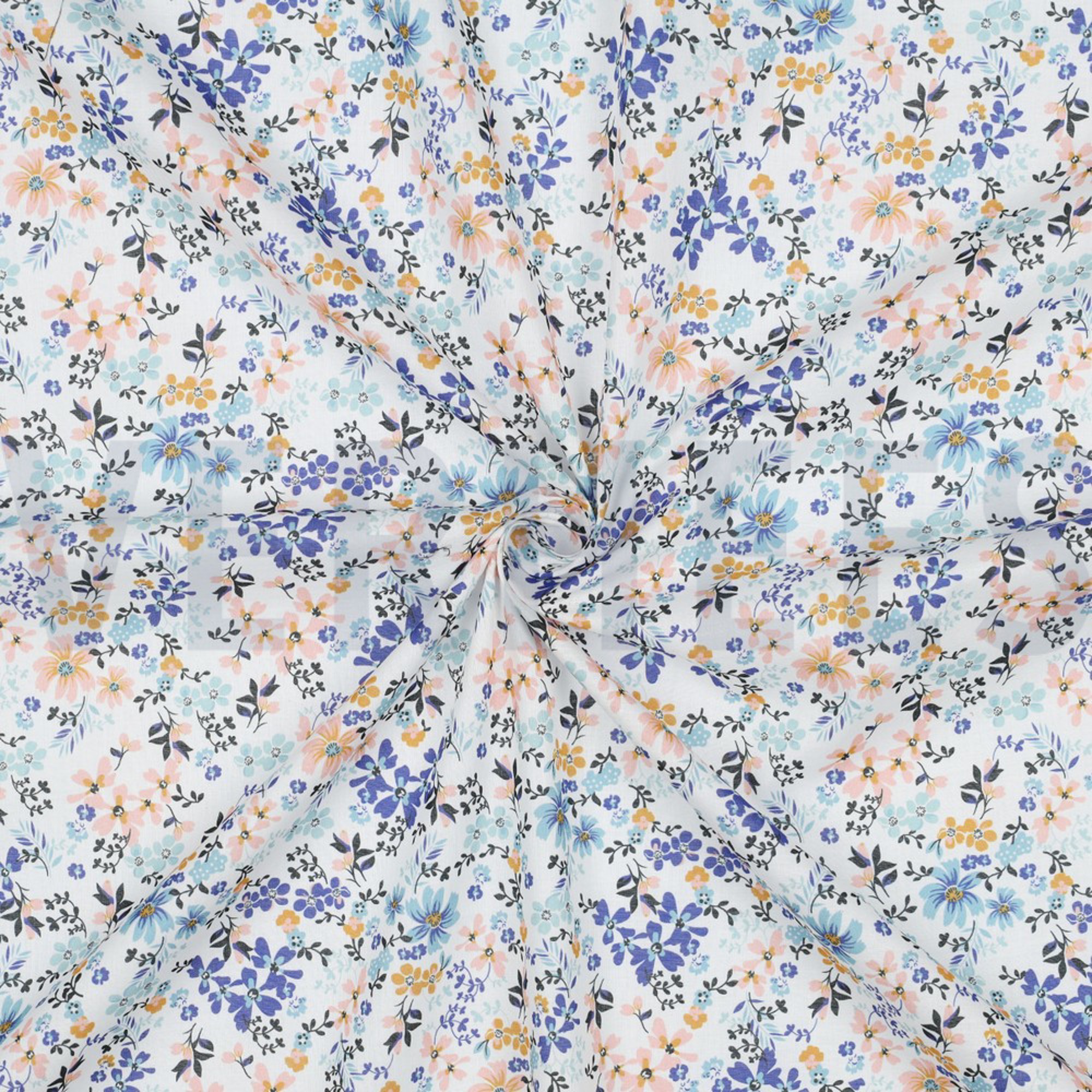 COTTON VOILE DIGITAL FLOWERS BLUE (high resolution) #3