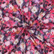COTTON VOILE DIGITAL FLOWERS FUCHSIA (thumbnail) #3