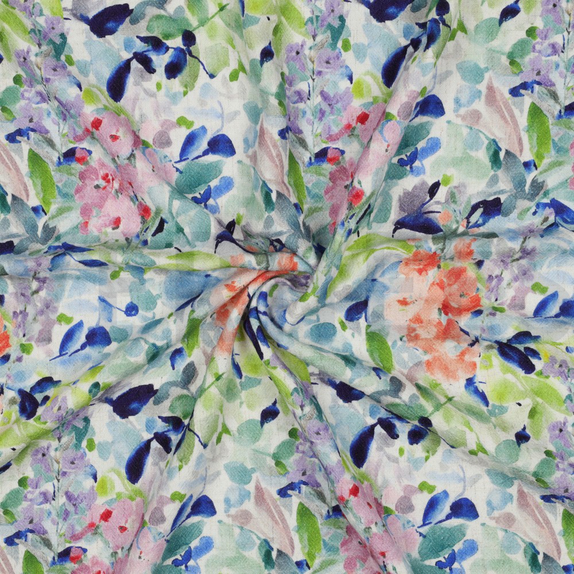LINEN VISCOSE CRÊPE DIGITAL FLOWERS BLUE (high resolution) #3