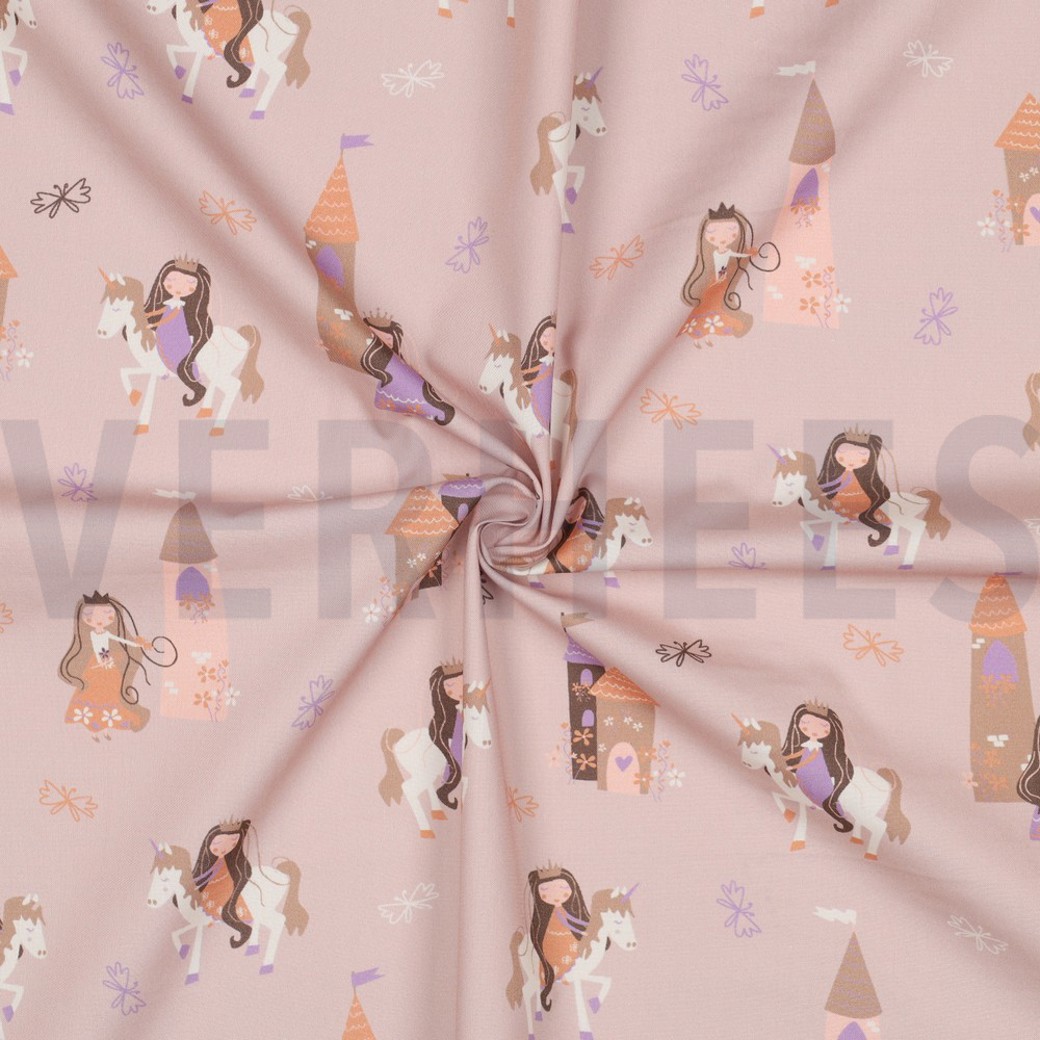 FINE POPLIN PRINCESSES MAUVE #3