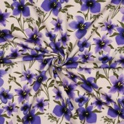 FRENCH TERRY DIGITAL FLOWERS OFF-WHITE (thumbnail) #3