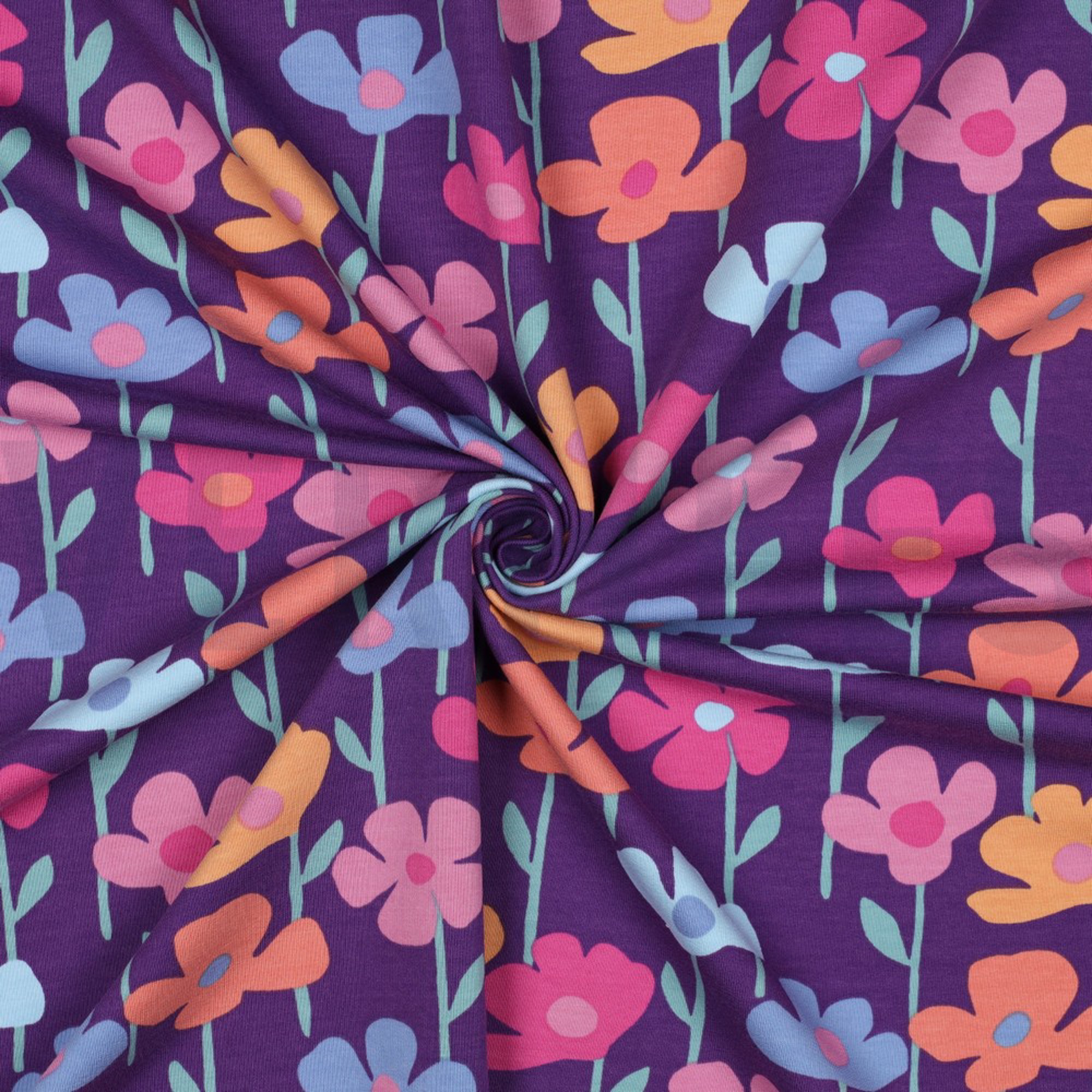 FRENCH TERRY FLOWERS PURPLE (high resolution) #3