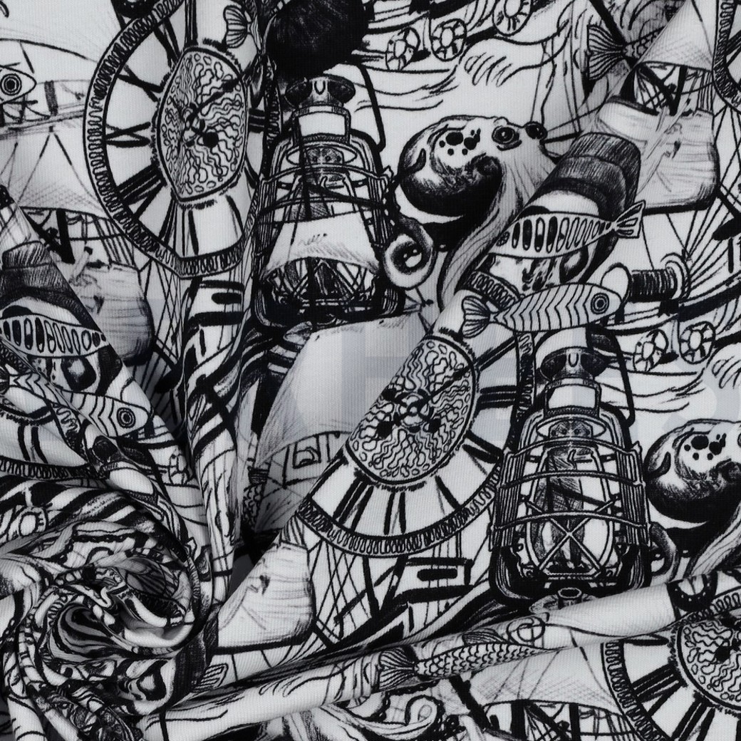 JERSEY DIGITAL SKULLS WHITE #3