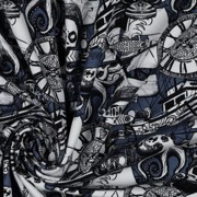 JERSEY DIGITAL SKULLS BLUE (thumbnail) #3