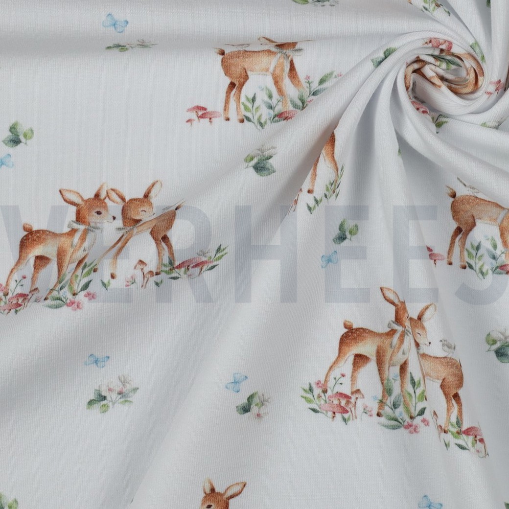 JERSEY GOTS DIGITAL DEER WHITE #3