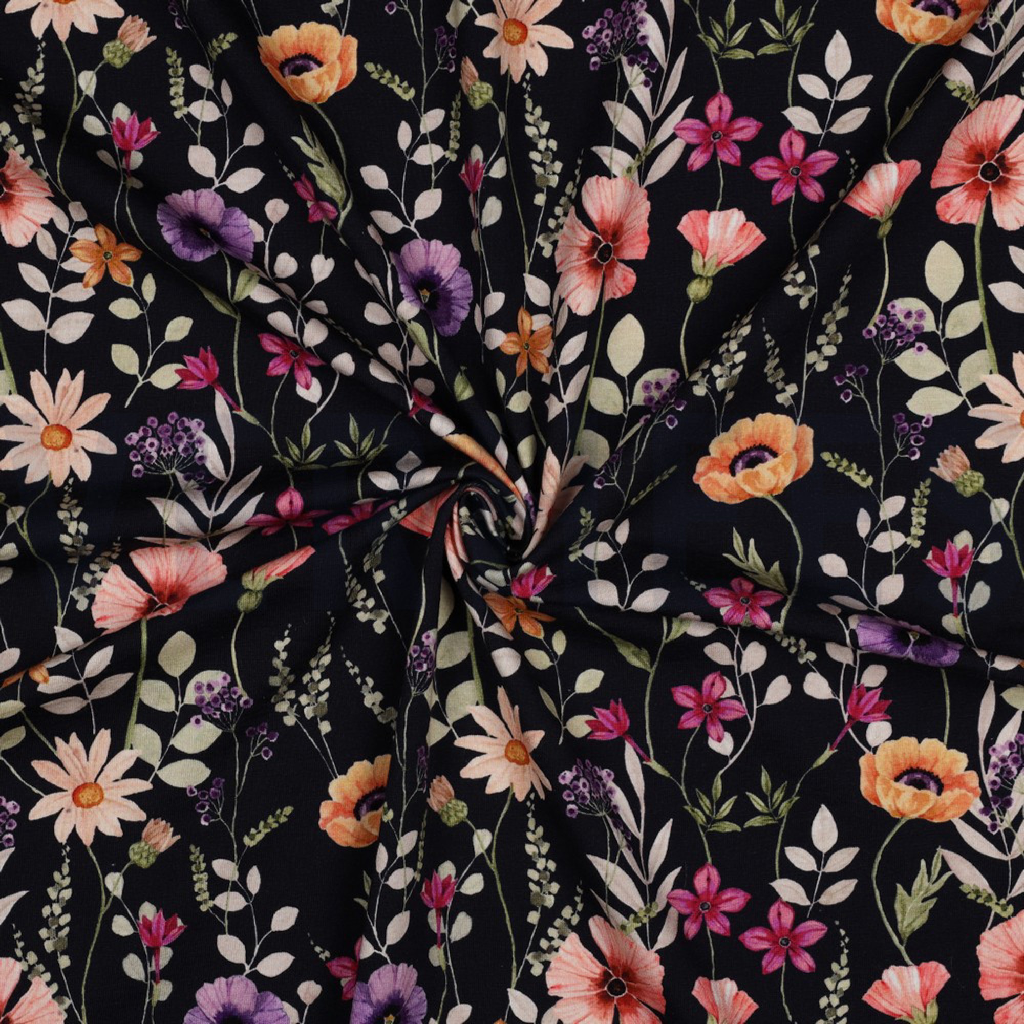 JERSEY DIGITAL FLOWERS NAVY (high resolution) #3