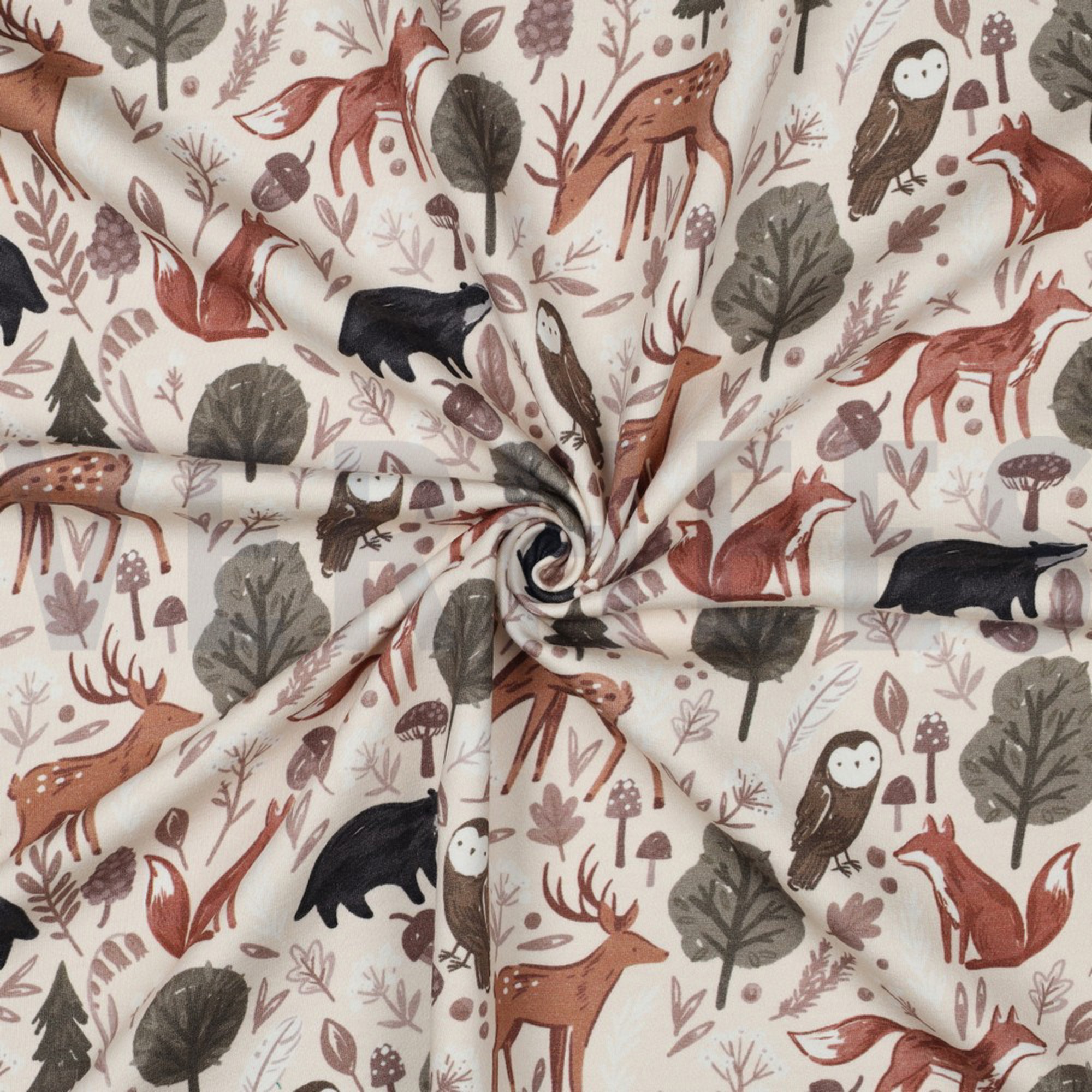 SWEAT DIGITAL FOREST ANIMALS OFF-WHITE (high resolution) #3