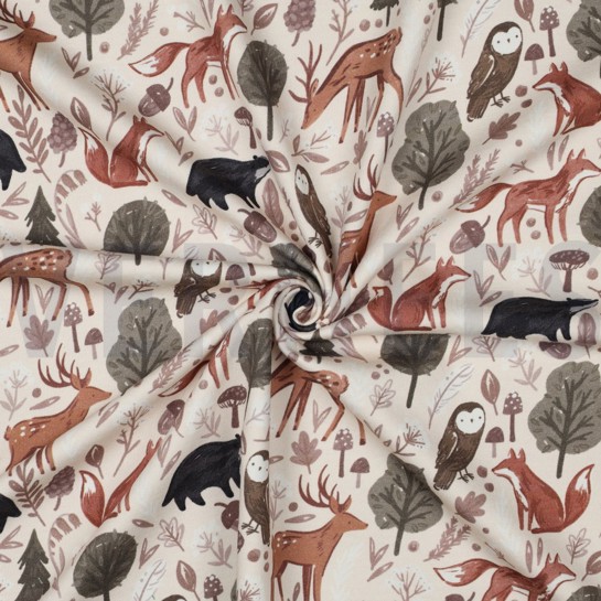 SWEAT DIGITAL FOREST ANIMALS OFFWHITE #7