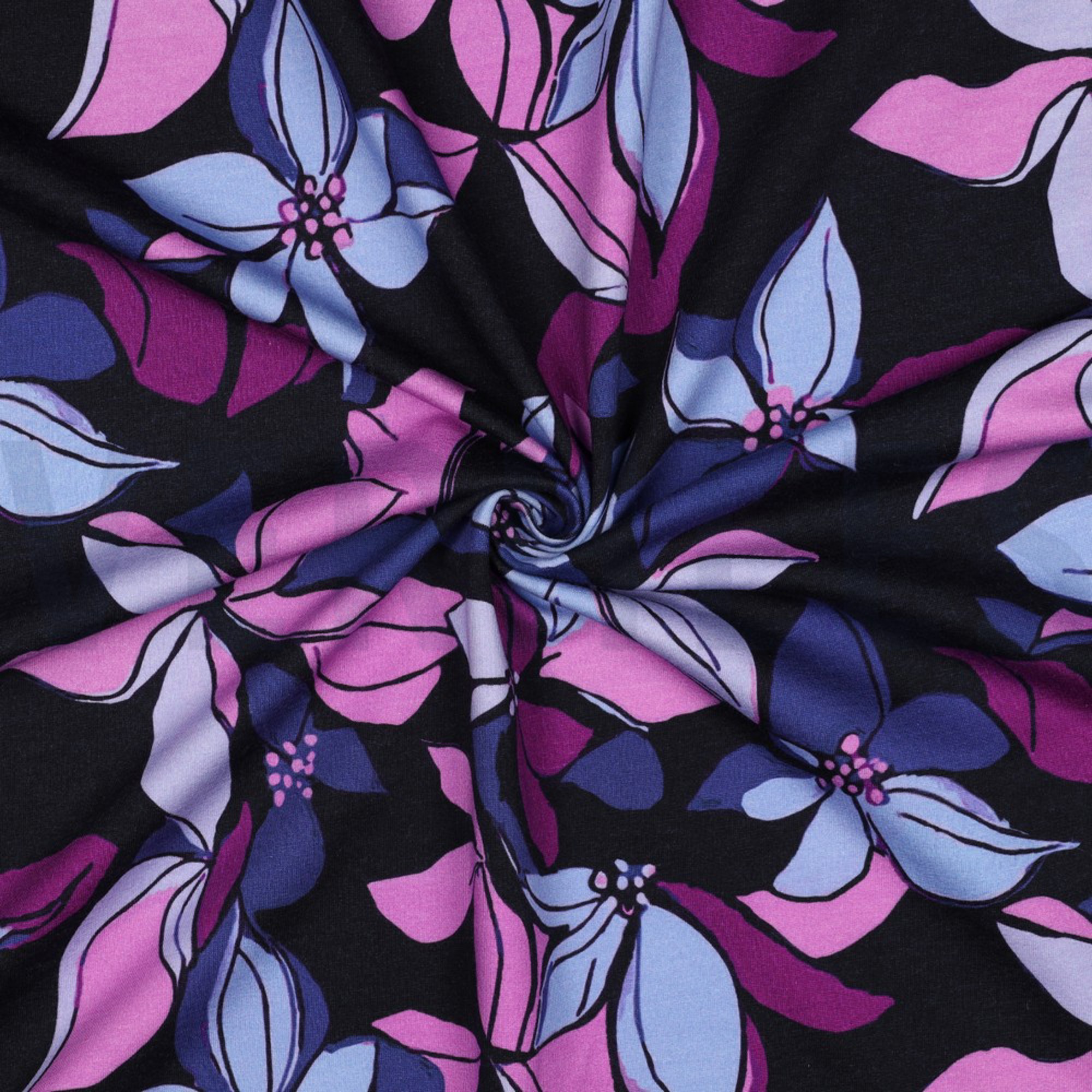 SWEAT DIGITAL FLOWERS NAVY (high resolution) #3