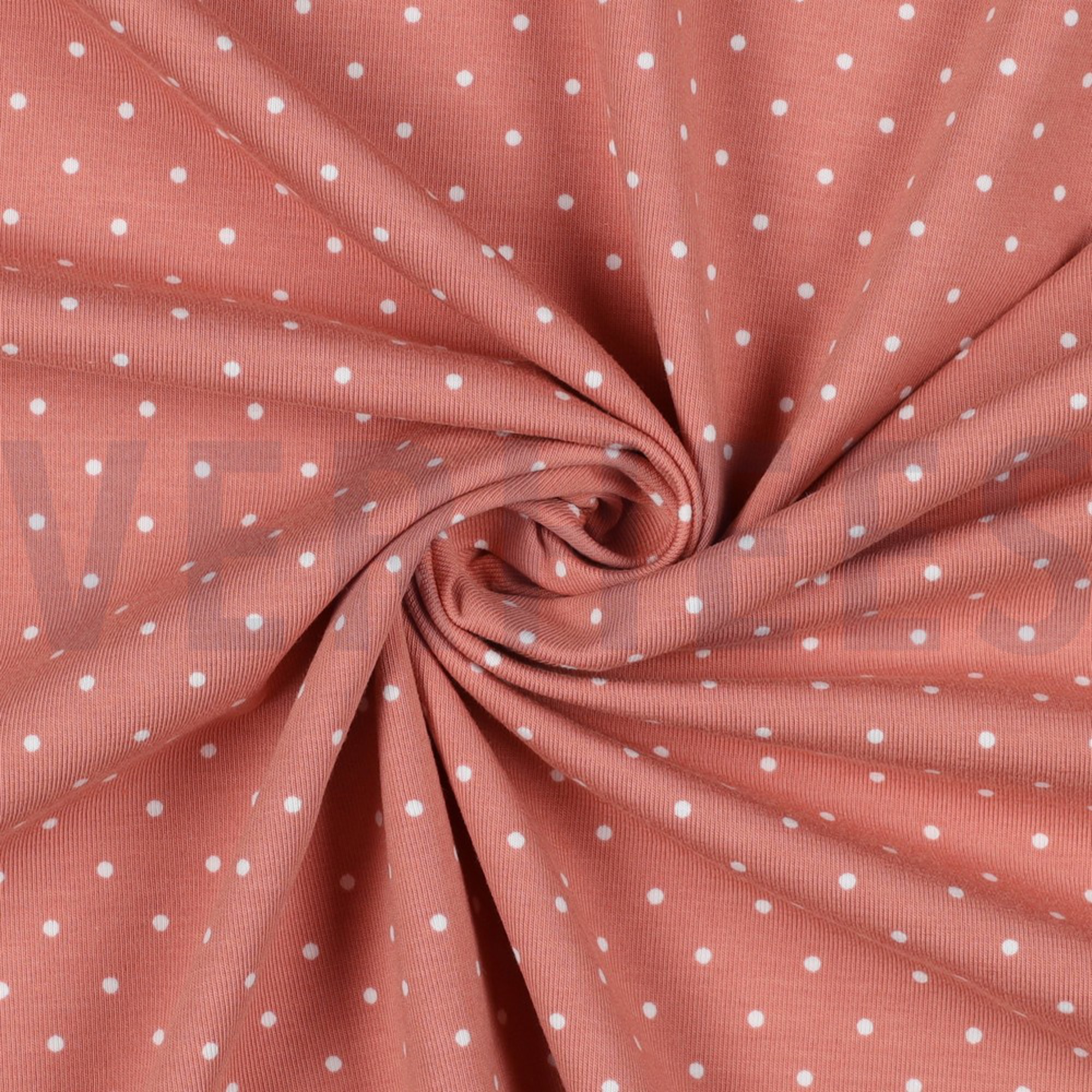 JERSEY DOTS DARK SALMON (high resolution) #3