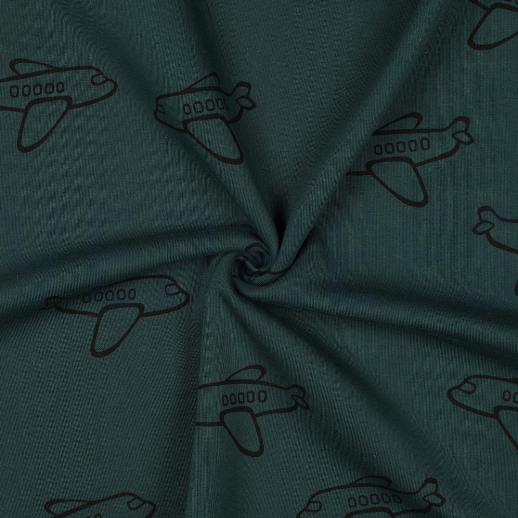 JOGGING AIRPLANES DARK GREEN #3
