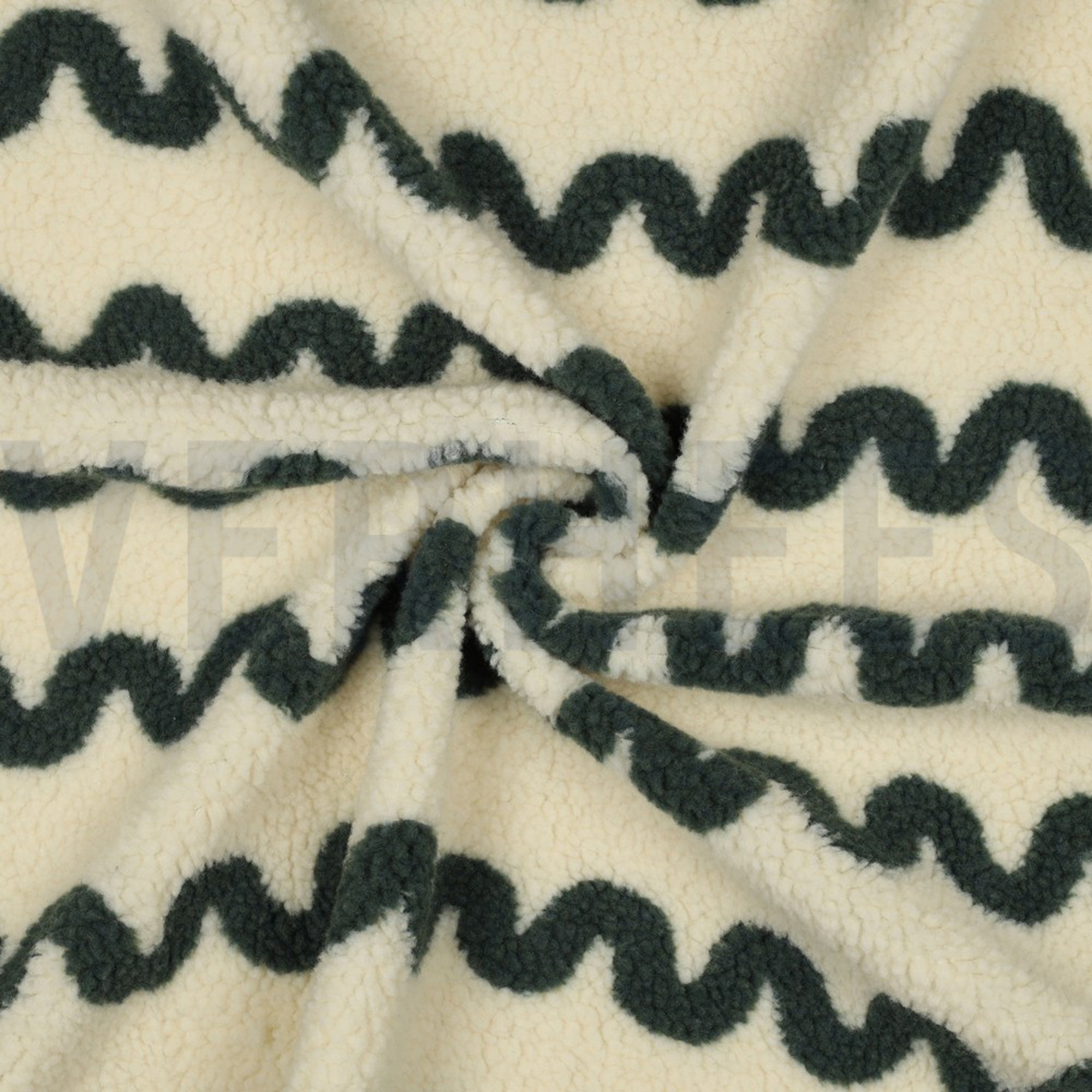 TEDDY JACQUARD WAVES ARMY GREEN (high resolution) #3