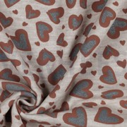 SWEAT MELANGE GLITTER LEOPARD HEARTS LIGHT SAND MELANGE (thumbnail) #3
