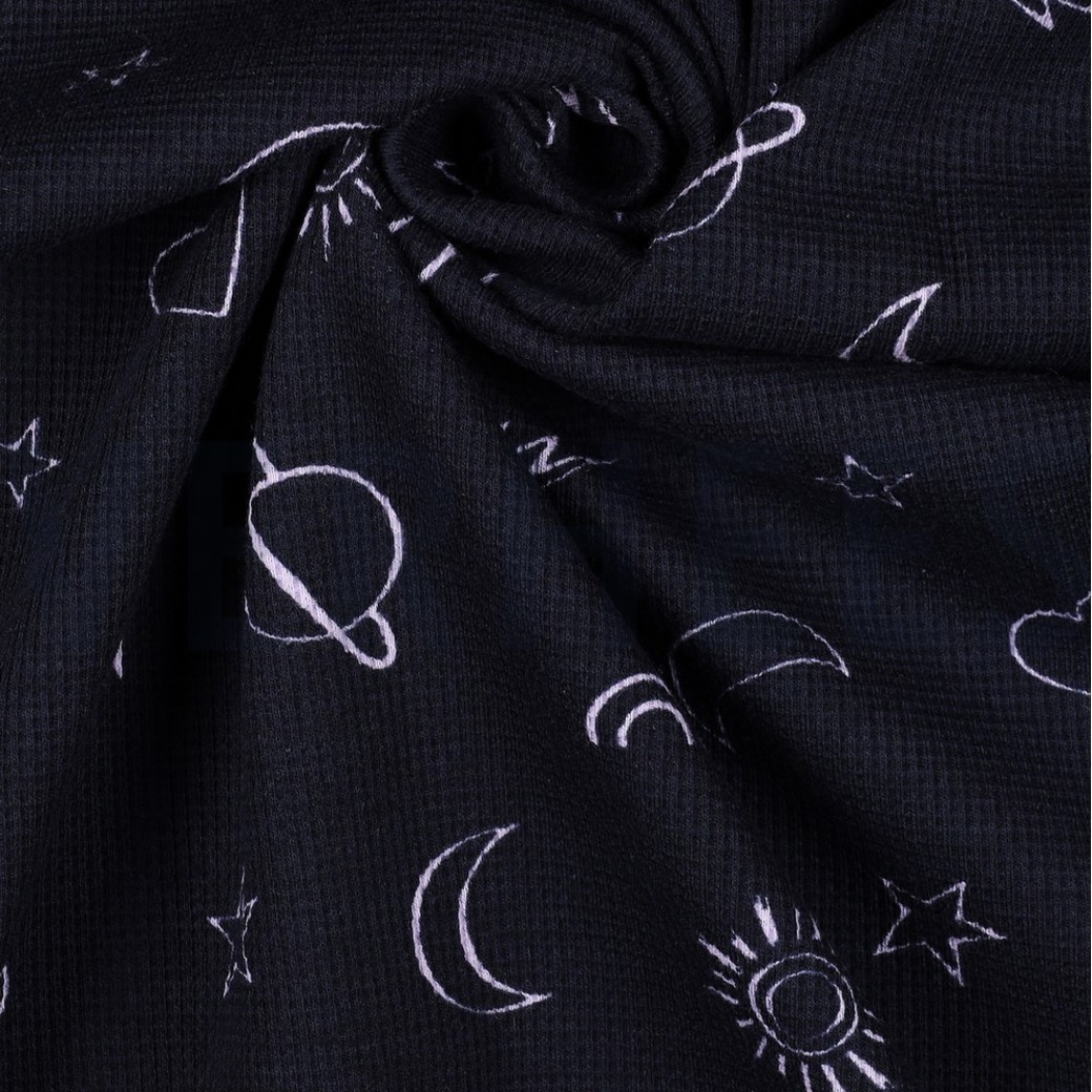 WAFFLE JERSEY GIRLY ICONS NAVY #3