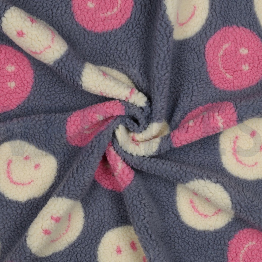 TEDDY JACQUARD HAPPY FACES JEANS #3