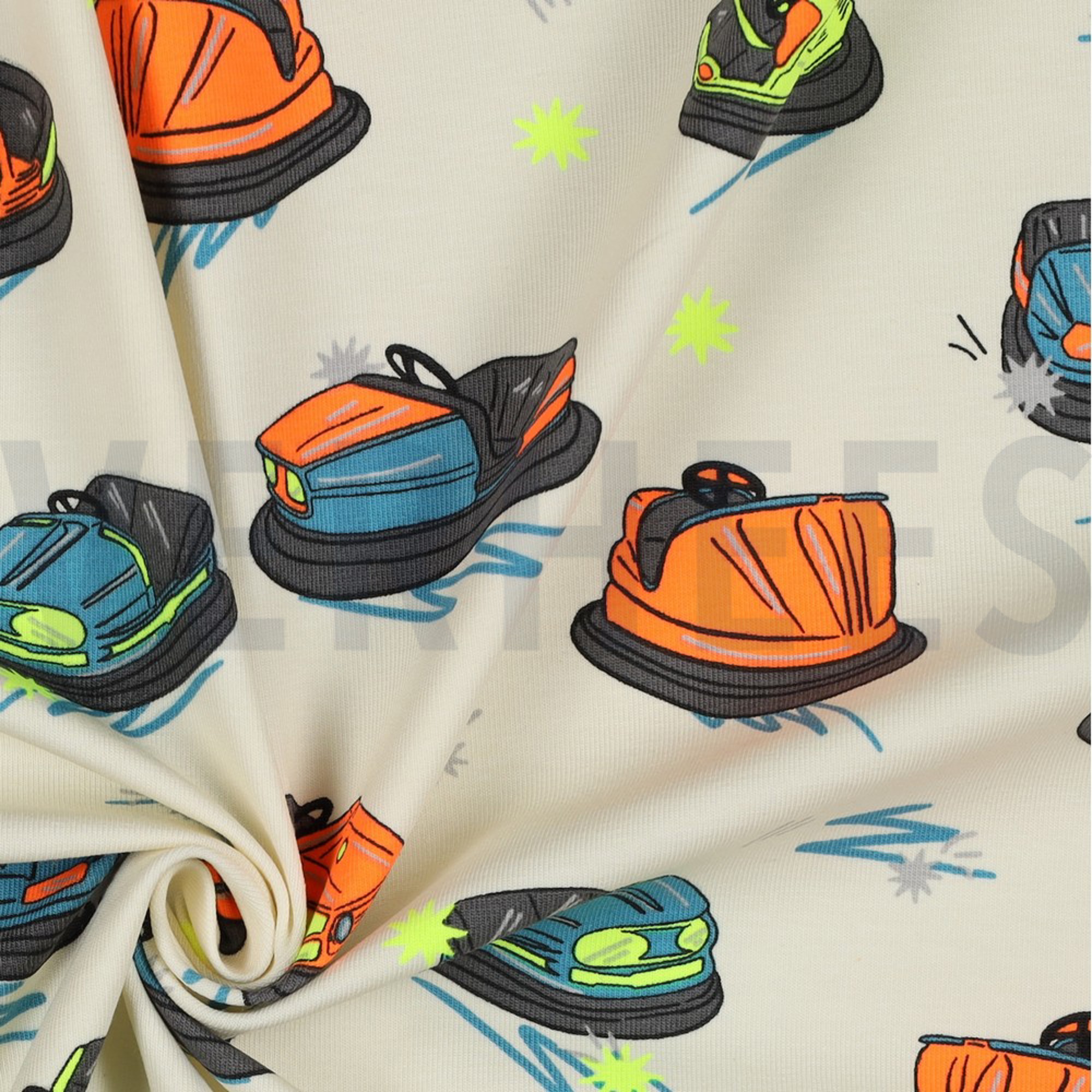 JERSEY NEON BUMPER CARS SNOW (high resolution) #3