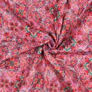 COTTON VOILE STEPPED DIGITAL PATCHWORK PINK (thumbnail) #3