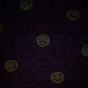 JERSEY GLOW IN THE DARK SMILEYS PURPLE (thumbnail) #3