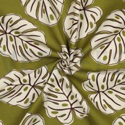 CANVAS MONSTERA LEAVES GREEN (thumbnail) #3