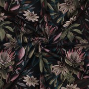 CANVAS DIGITAL FLOWERS BLACK (thumbnail) #3