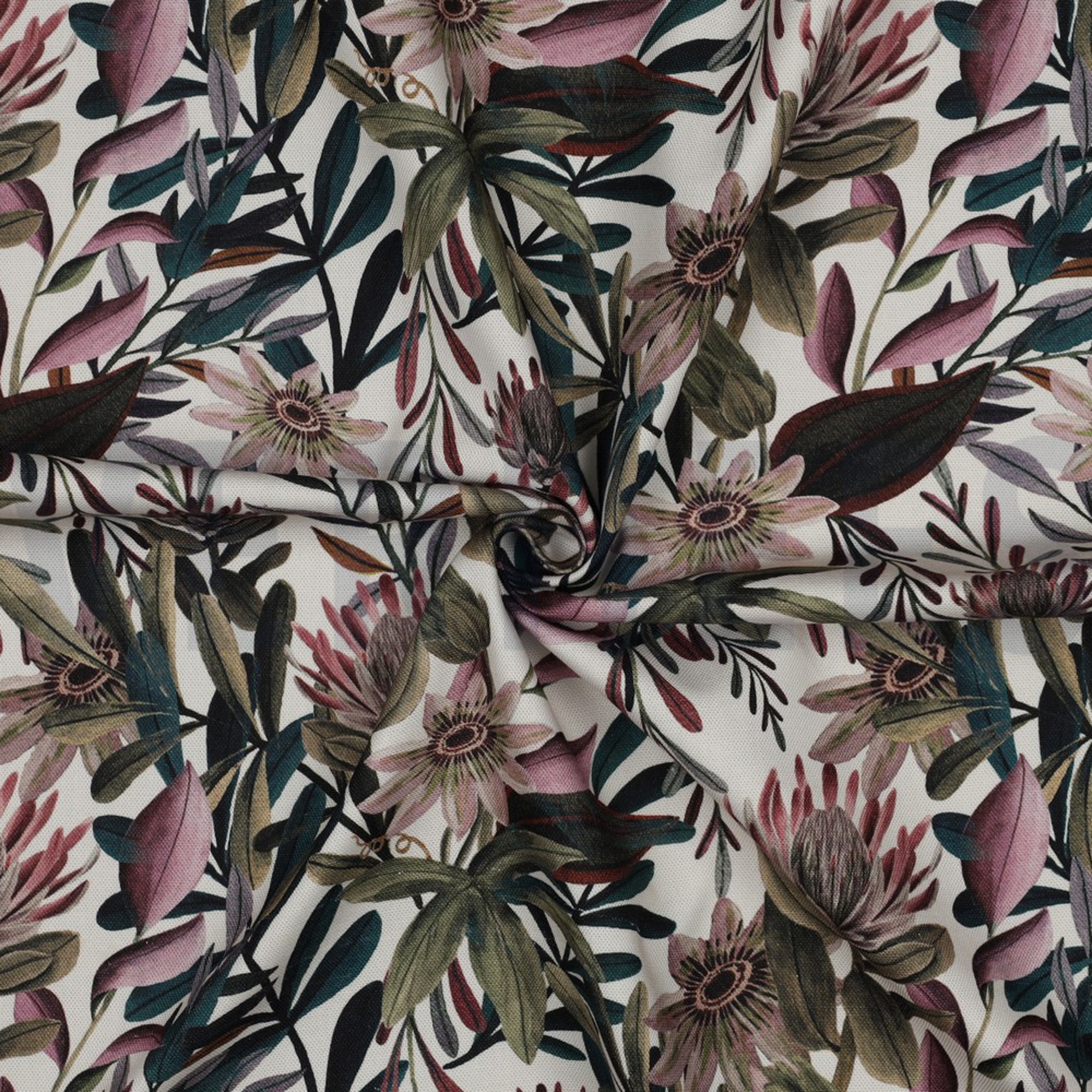 CANVAS DIGITAL FLOWERS OFF-WHITE (high resolution) #3