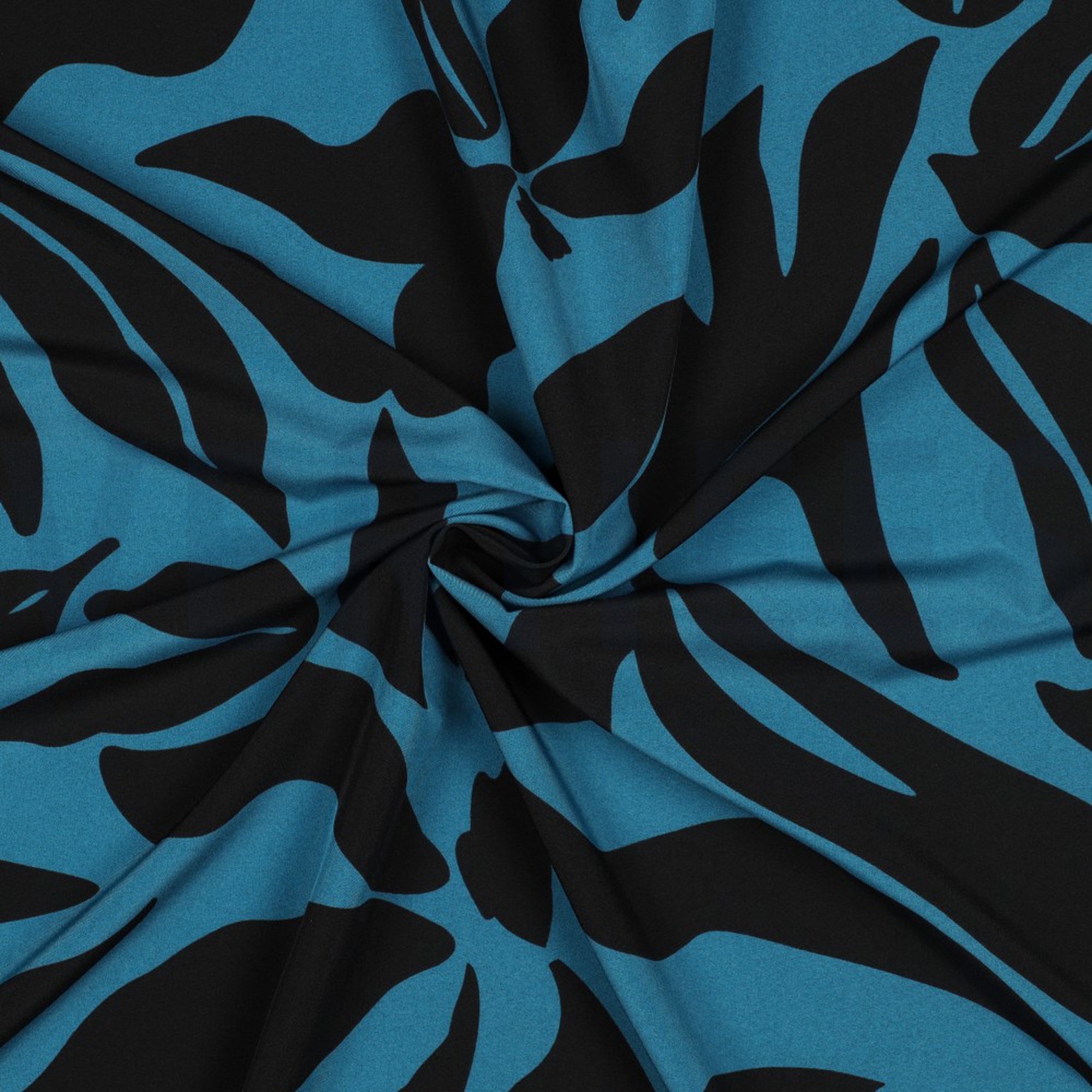 MAGNOLIA STRETCH LEAVES PETROL (high resolution) #3