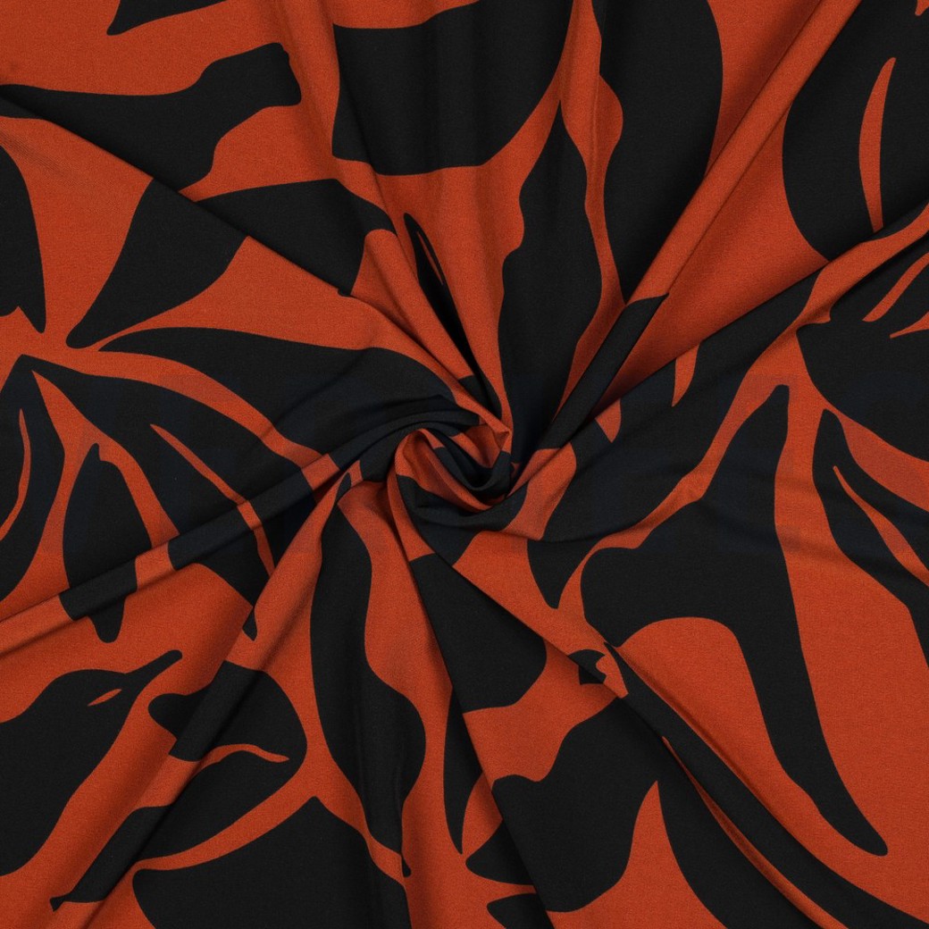 MAGNOLIA STRETCH LEAVES BROWN #3