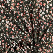 VISCOSE POPLIN STRETCH ANIMAL SKIN ARMY GREEN (thumbnail) #3