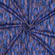 ROSELLA STRETCH DIGITAL STRIPES BLACK (thumbnail) #3