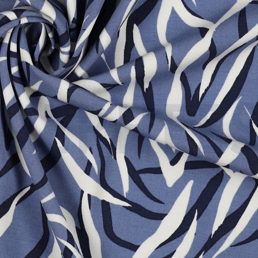 VISCOSE POPLIN STRETCH ANIMAL SKIN JEANS #3