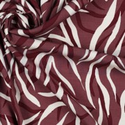 VISCOSE POPLIN STRETCH ANIMAL SKIN ROSEWOOD (thumbnail) #3