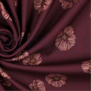 SOFTSHELL DIGITAL FLOWERS AUBERGINE (thumbnail) #3
