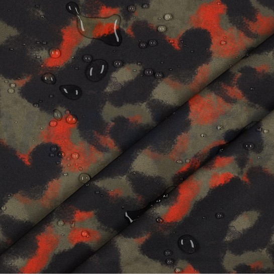 SOFTSHELL DIGITAL CAMOUFLAGE ORANGE #7