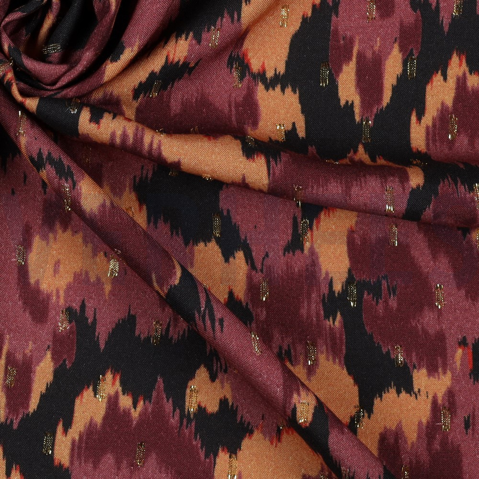 VISCOSE LUREX ANIMAL SKIN BLACK (high resolution) #3