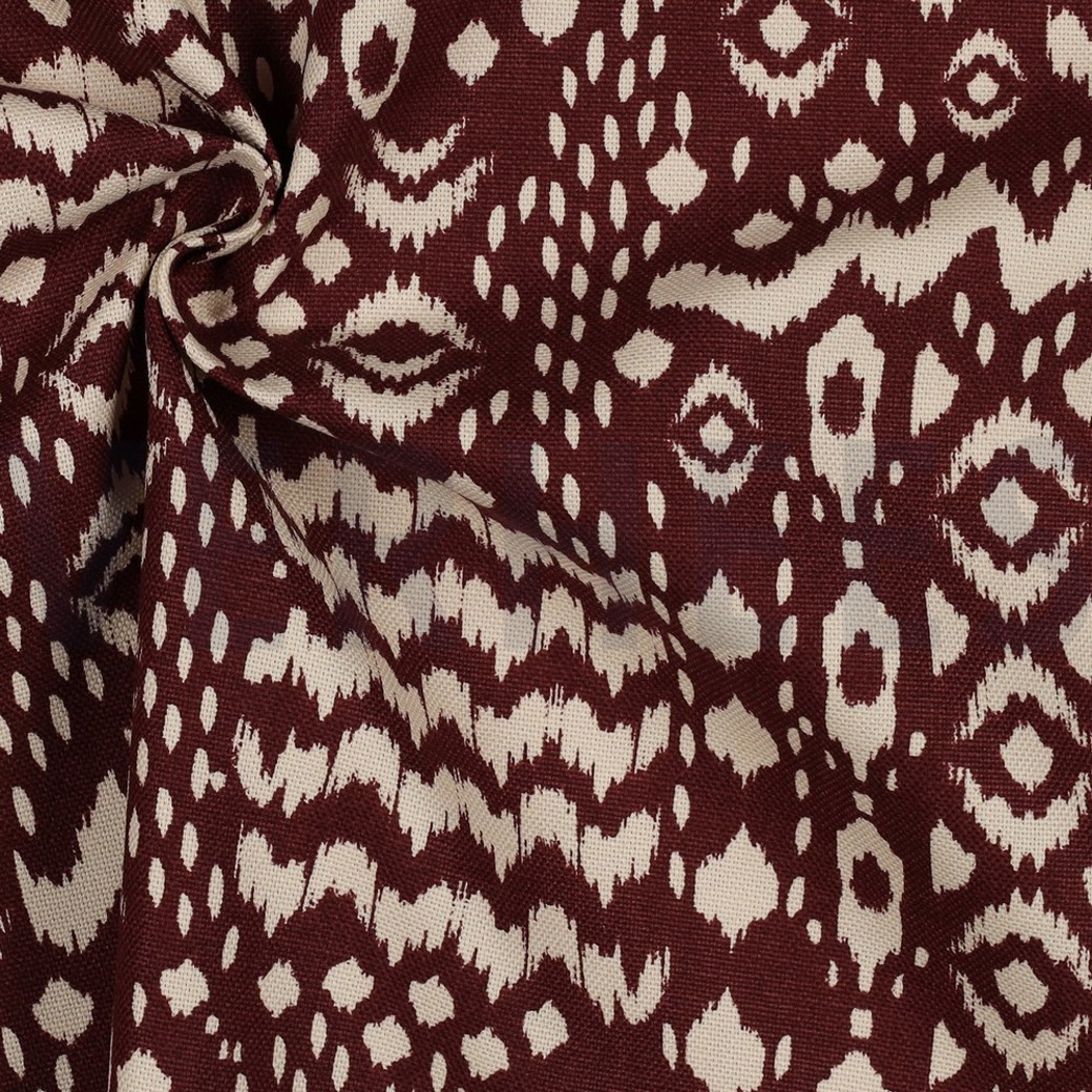 CANVAS BOHEMIAN WINE RED #3