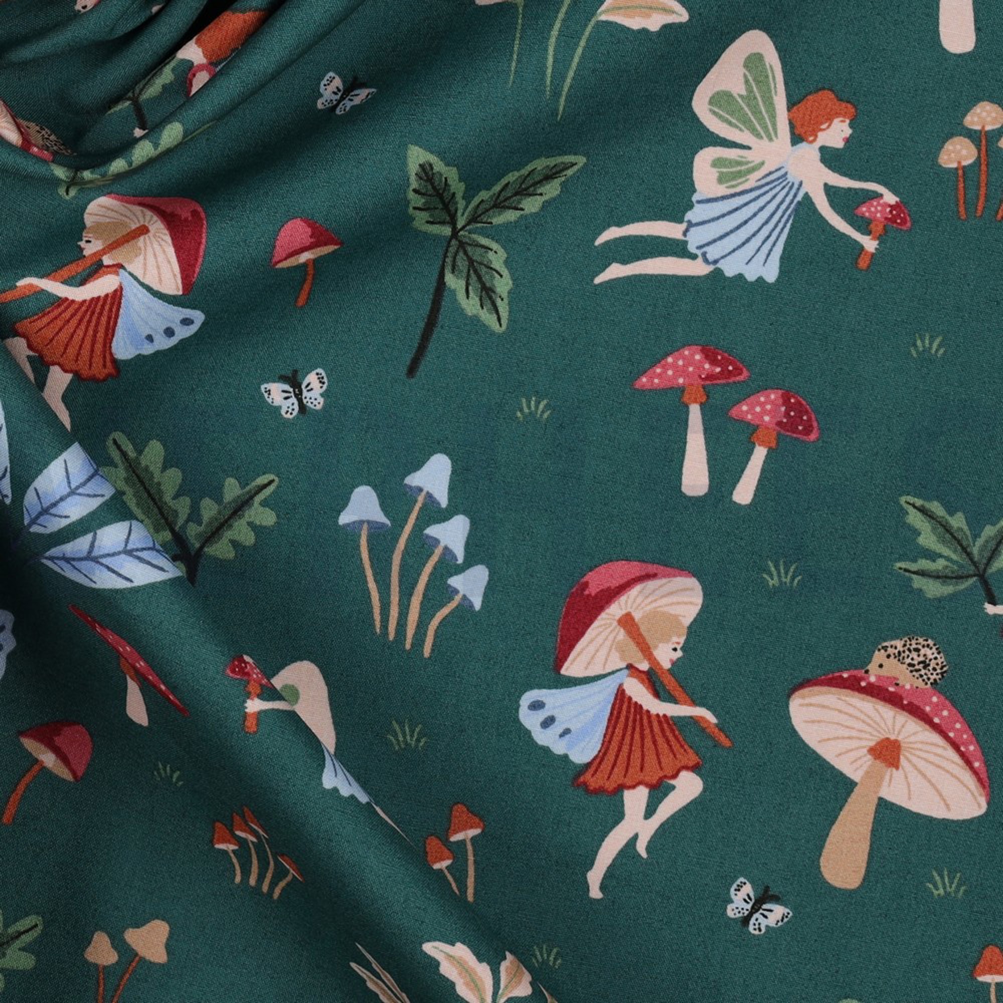 FINE POPLIN FAIRYTALE EMERALD (high resolution) #3