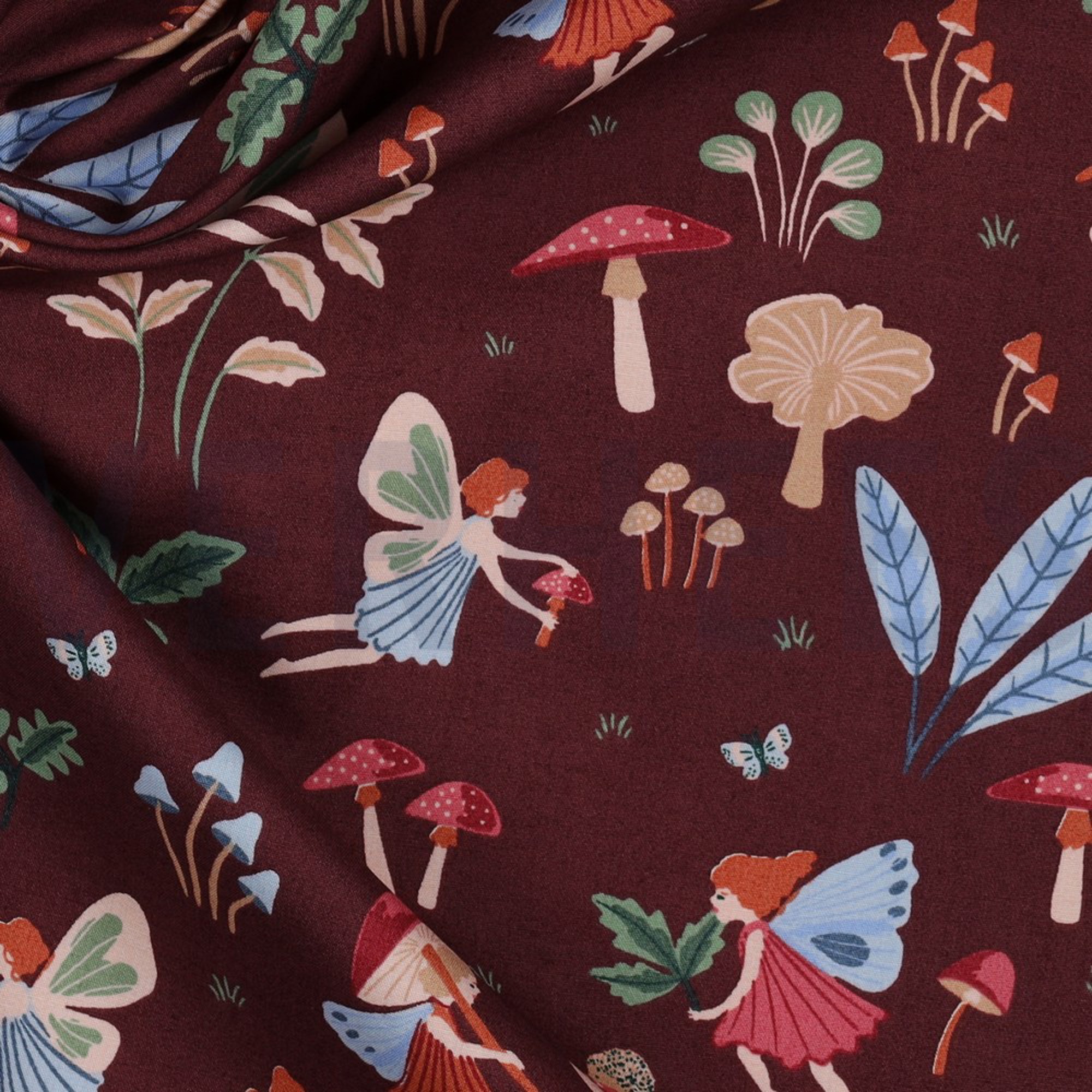 FINE POPLIN FAIRYTALE BORDEAUX (high resolution) #3