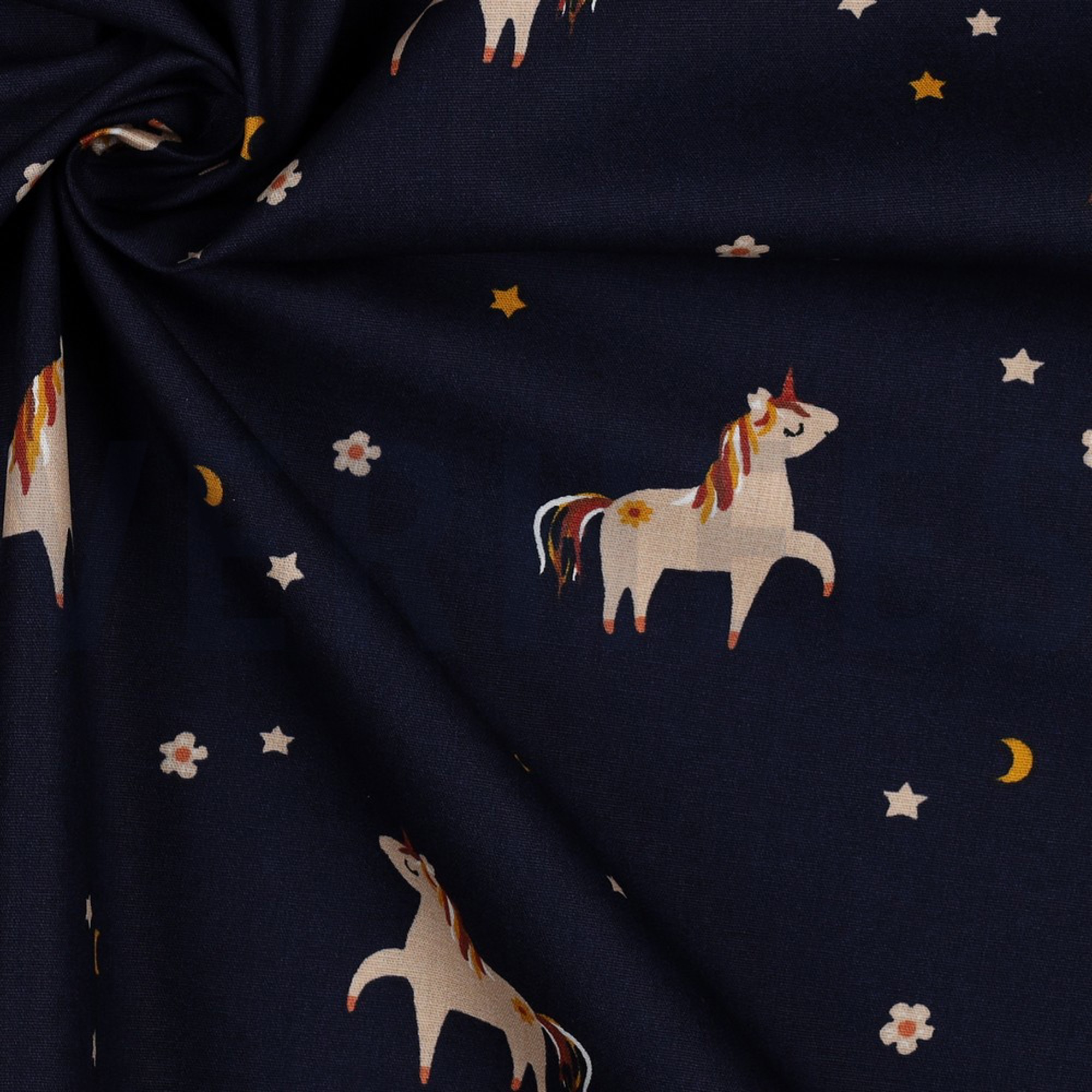 POPLIN UNICORN NAVY (high resolution) #3