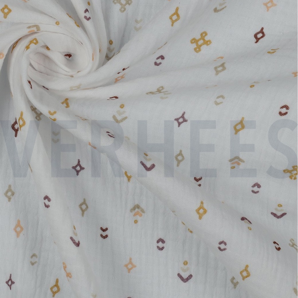 DOUBLE GAUZE SYMBOL WHITE #3