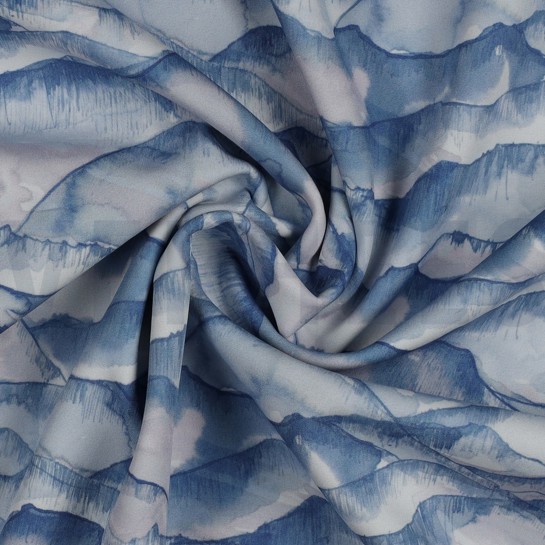 SOFTSHELL DIGITAL MOUNTAINS WHITE / LIGHT BLUE #7