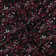LENZING™ ECOVERO™ DIGITAL FLOWERS BLACK (thumbnail) #3