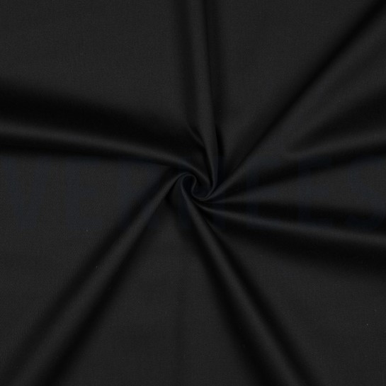 BAUMWOLLE SATIN STRETCH SCHWARZ #7