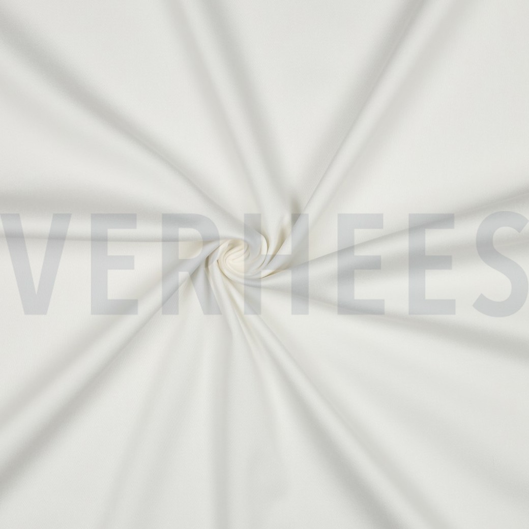 COTTON SATIN SPANDEX WHITE #3