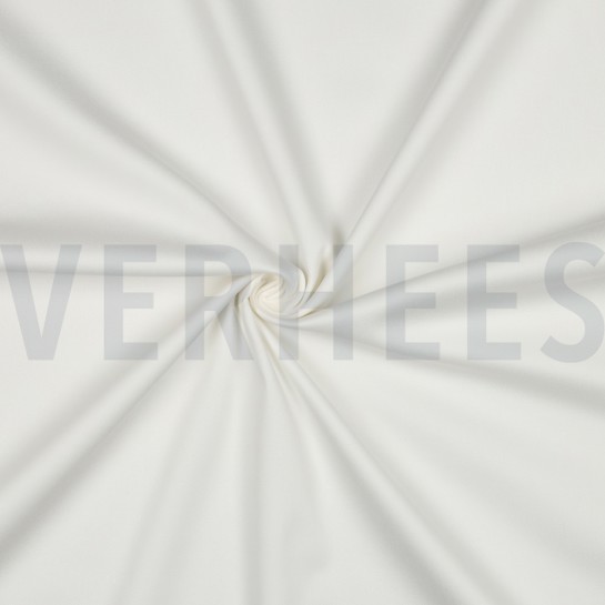 BAUMWOLLE SATIN STRETCH WEISS #7