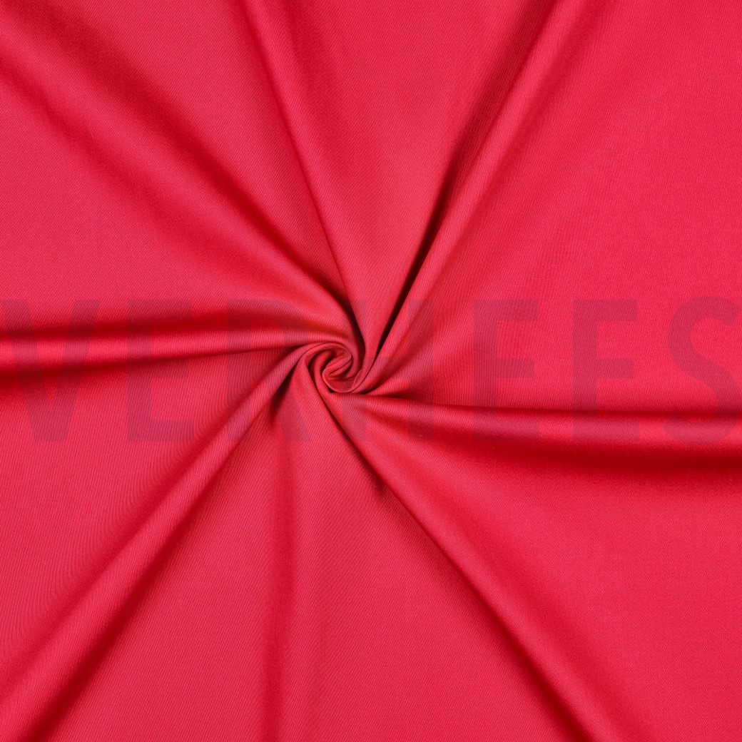 COTTON SATIN SPANDEX CERISE #3