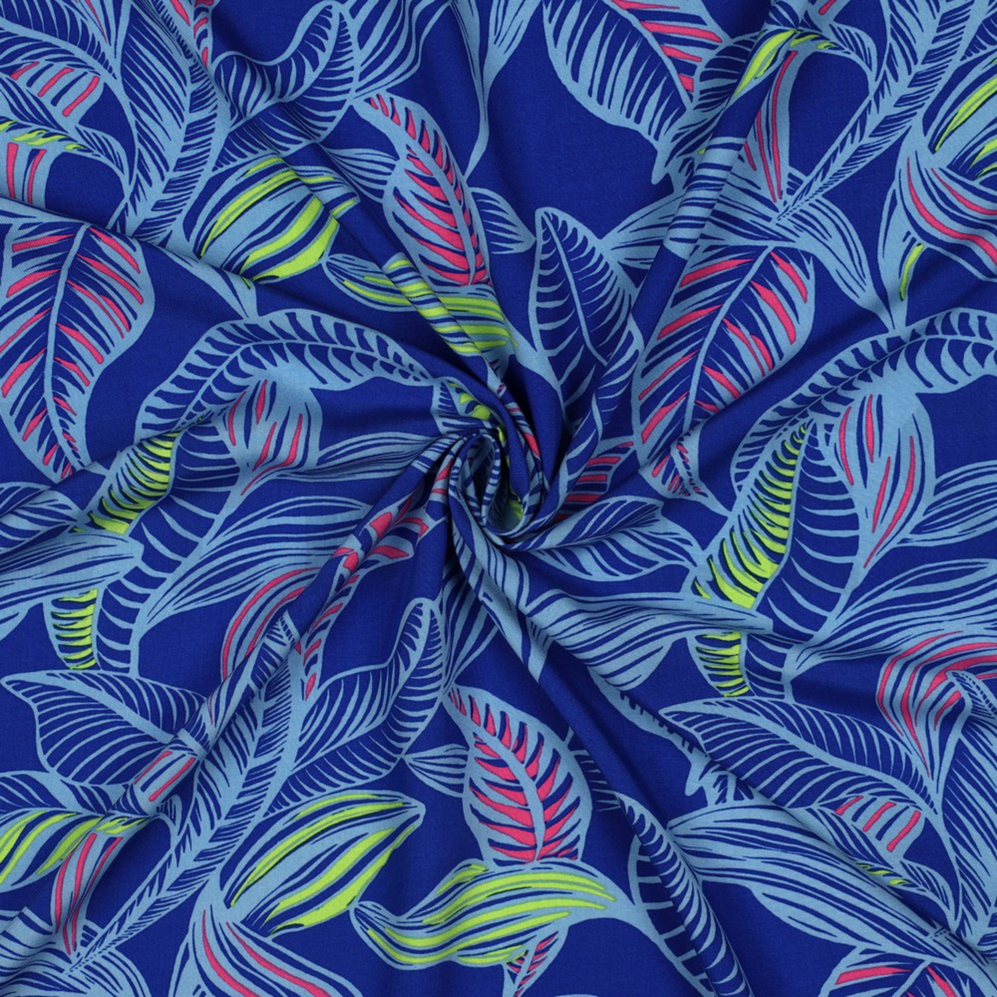 LENZING™ ECOVERO™ LEAVES COBALT (high resolution) #3