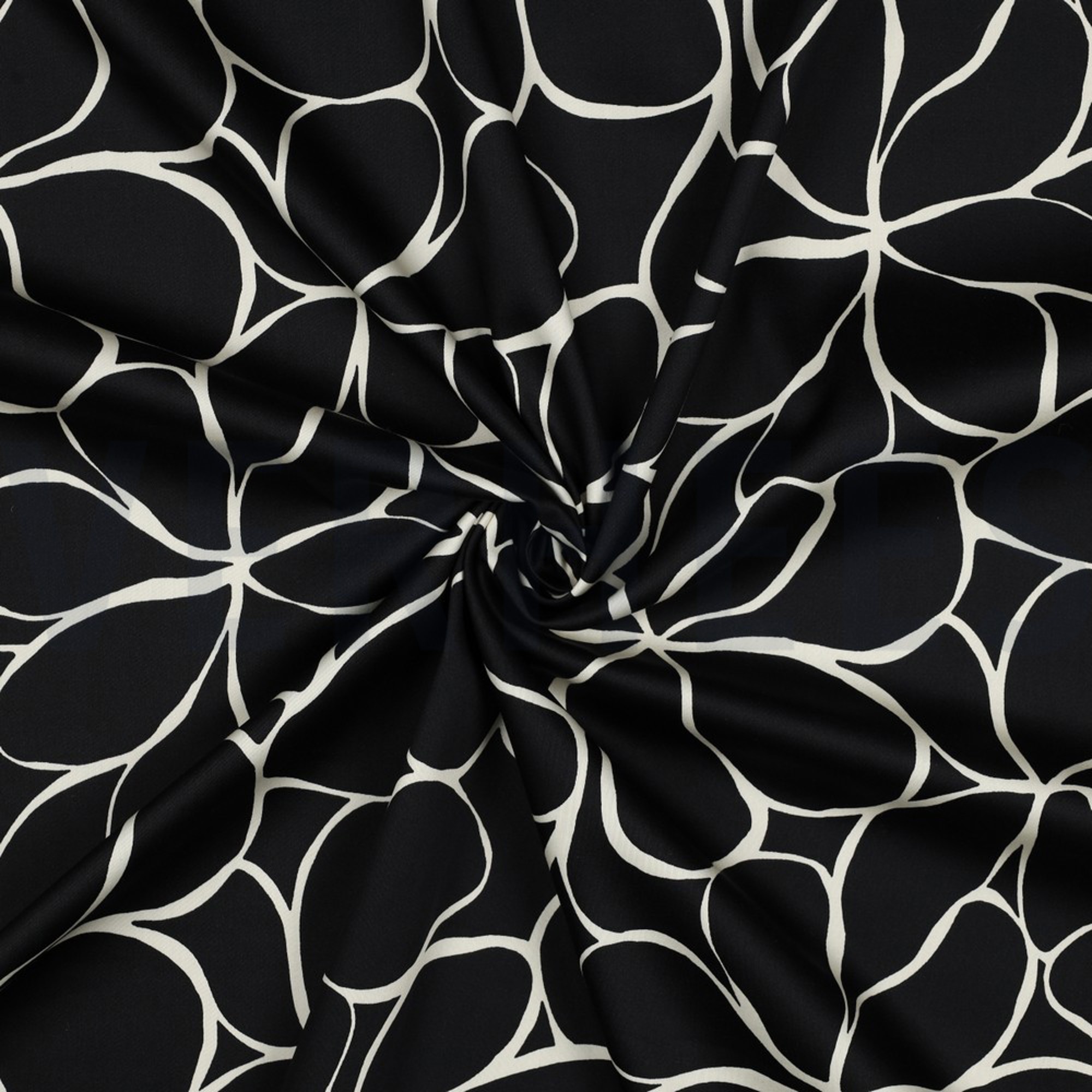 COTTON SATIN FLOWERS BLACK (high resolution) #3