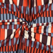 COTTON VISCOSE STRIPES JEANS (thumbnail) #3